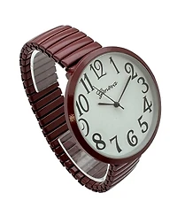 Olivia Pratt Brown Big Face Fun Colors Women Watch