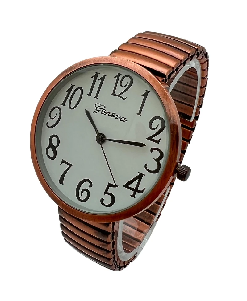 Copper Big Face Fun Colors Women Watch