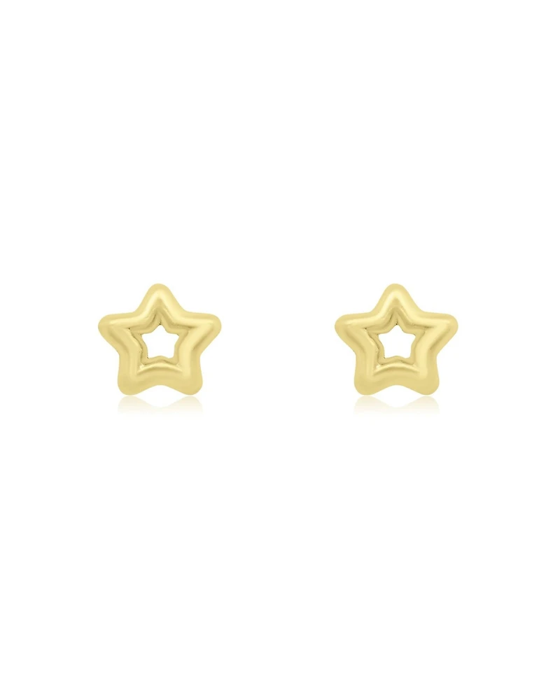 The Lovery Baby Star Screw Back Stud Earrings 14K Gold