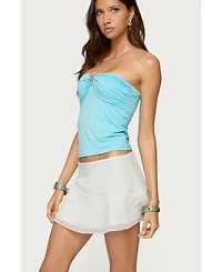 Edikted Women's Deirdre Mesh Lace Up Corset