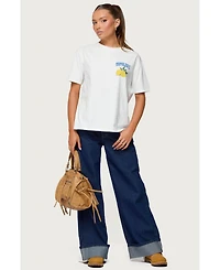 Edikted Women's Let'S Make Margs Oversized T Shirt
