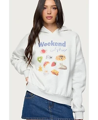 Edikted Women's Weekend Reset Hoodie