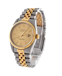 Pre-Owned Rolex Oyster Perpetual Datejust Automatic Watch in Stainless Steel and Gold 36mm