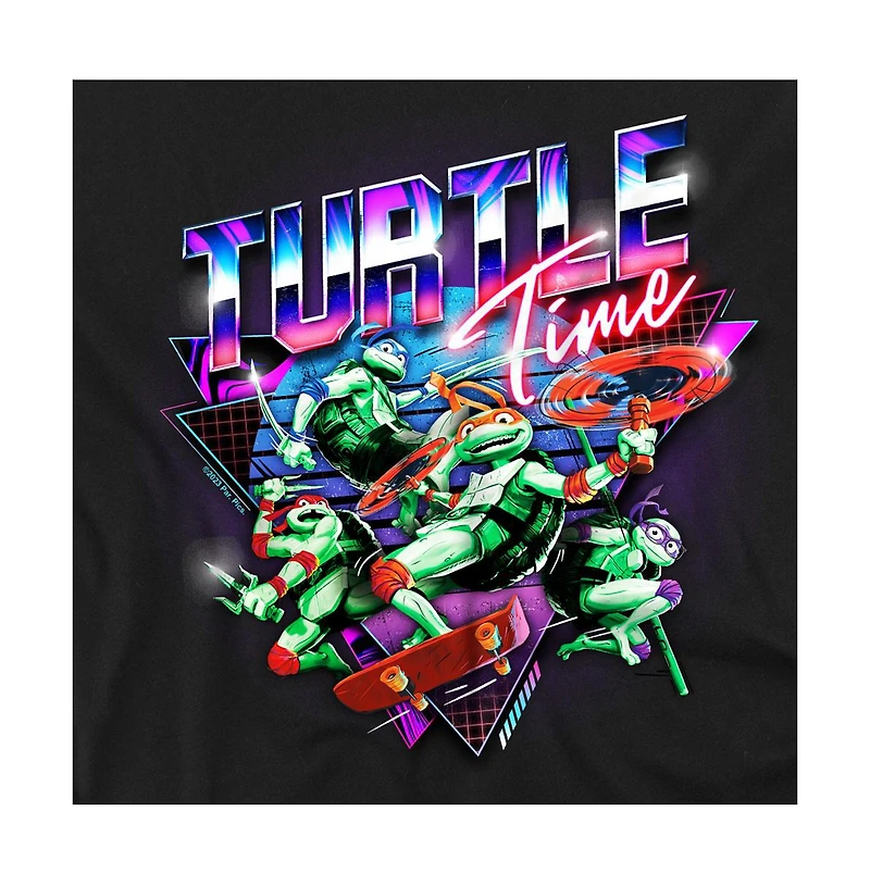 Logovision Big & Tall Tmnt Mutant Mayhem Turtle Time T-Shirt