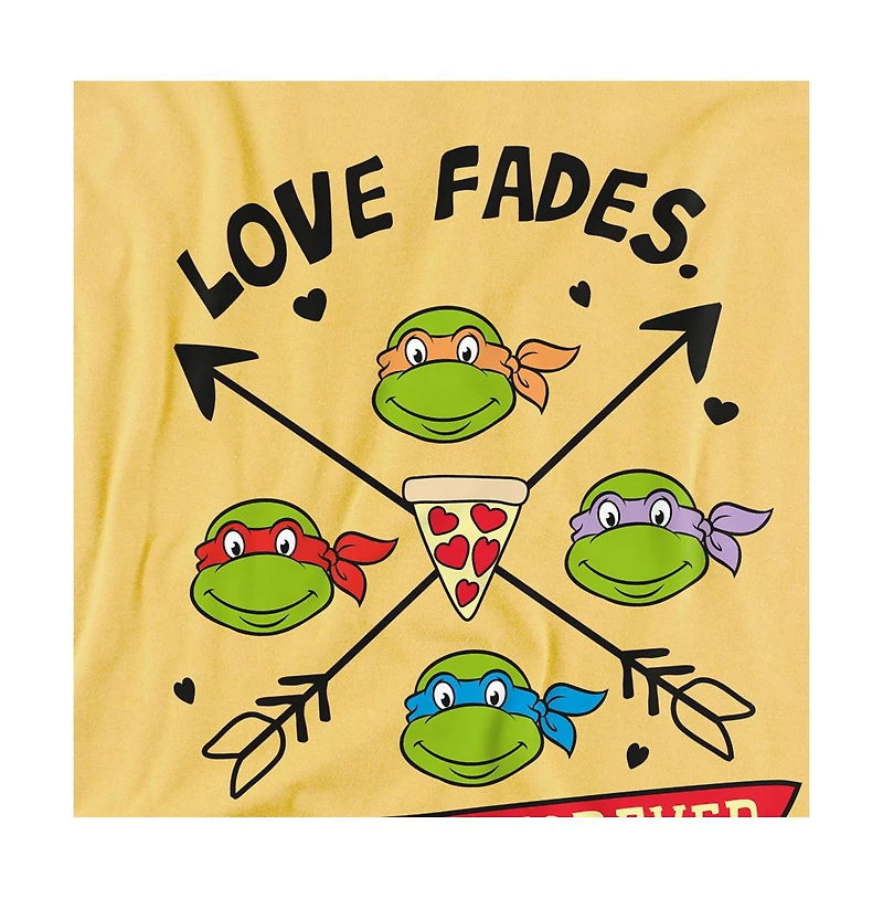 Logovision Men's Teenage Mutant Ninja Turtles Pizza Is Forever T-Shirt