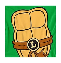 Logovision Men's Tmnt Leonardo Chest T-Shirt