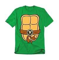 Logovision Men's Tmnt Michelangelo Chest T-Shirt