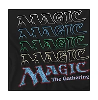 Logovision Men's Magic The Gathering Retro Logo Repeat T-Shirt