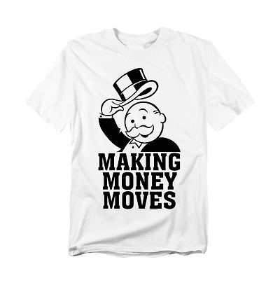 Logovision Men's Monopoly Making Money Moves T-Shirt
