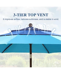 Aoodor Garden Market Umbrella