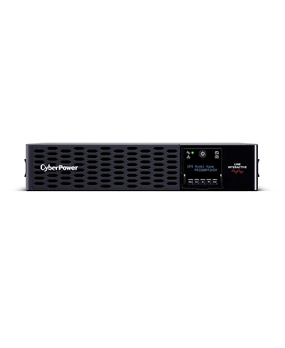 CyberPower PR2200RT2UCN 2200VA/2200W Smart App Sinewave Lcd Rack/Tower Ups System, Black