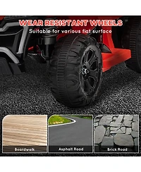 Qaba Kids Atv Quad, 6V Ride On Toy with Rechargeable Battery,