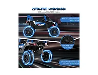 2-Seater Kids Ride-On Utv with 2.4G Remote Control for Children Over 3 Years - Navy