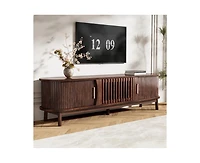 Casainc Modern Storage Cabinet Farmhouse Tv Stand