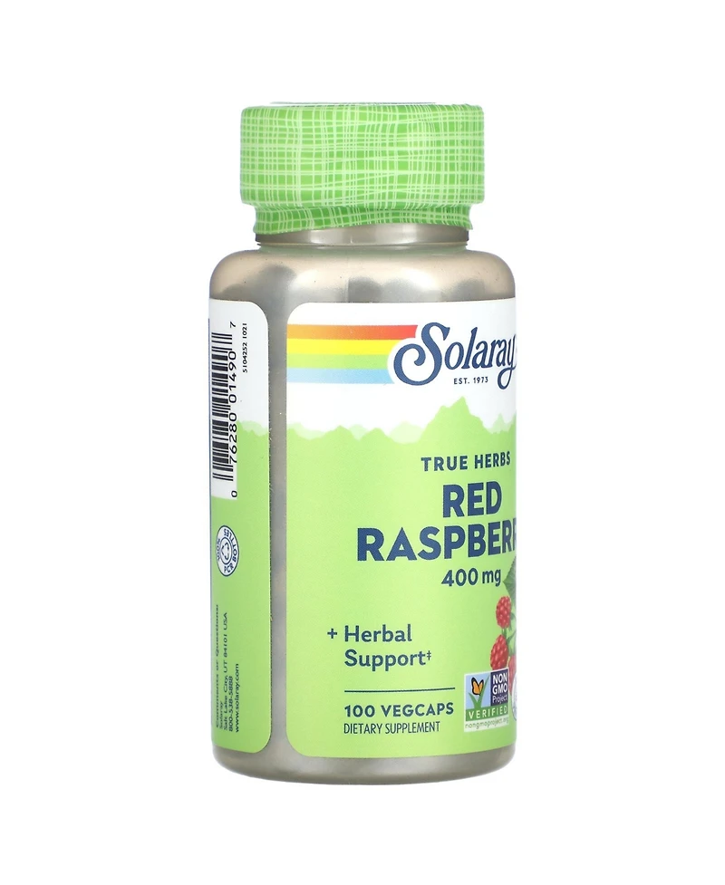 Solaray True Herbs Red Raspberry 400 mg