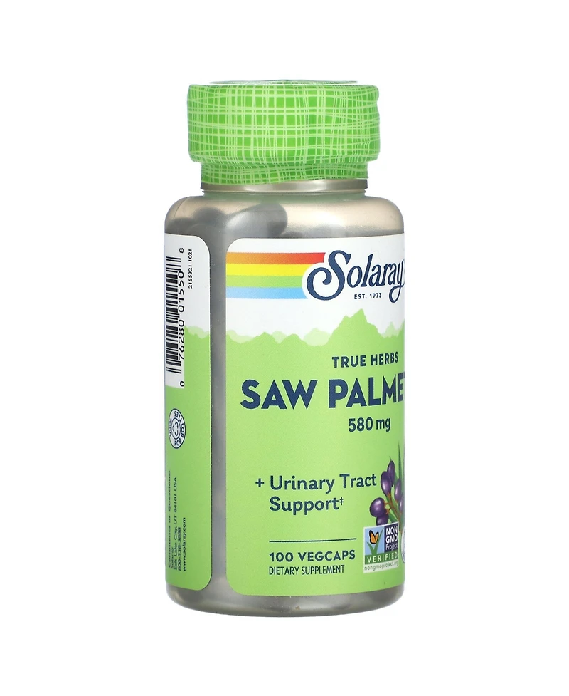 Solaray True Herbs Saw Palmetto 580 mg