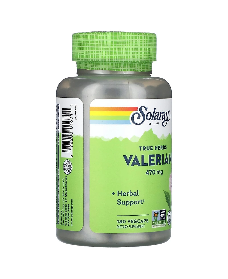 Solaray True Herbs Valerian 470 mg