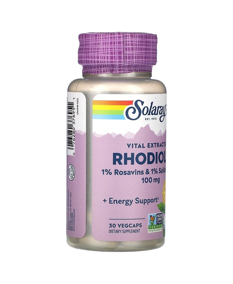Solaray Vital Extracts Rhodiola 100 mg