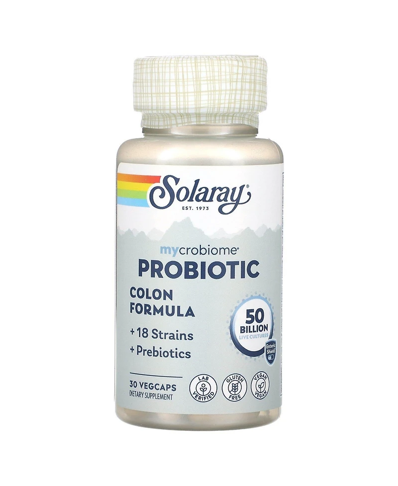 Solaray Mycrobiome Probiotic Colon Formula 50 Billion