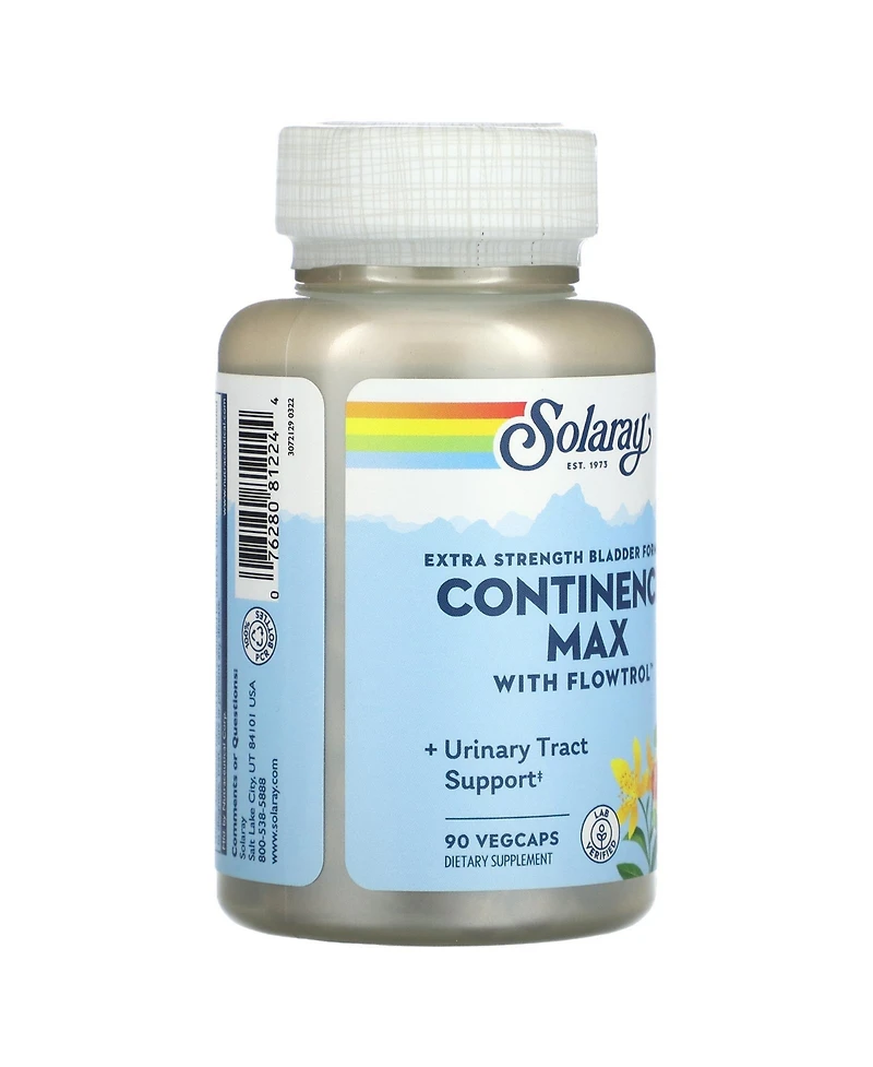 Solaray Bladder Formula Continence Max with Flowtrol - 90 VegCaps