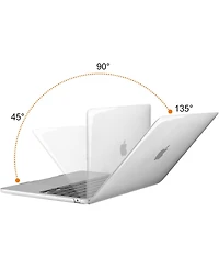 Yunzii Compatible with MacBook Air 13 inch Case 2025 2024 2023 2022 M4 A3240 M3 A3113 M2 A2681, Plastic Hard Shell&Keyboard Cover&Screen Film&Type C f