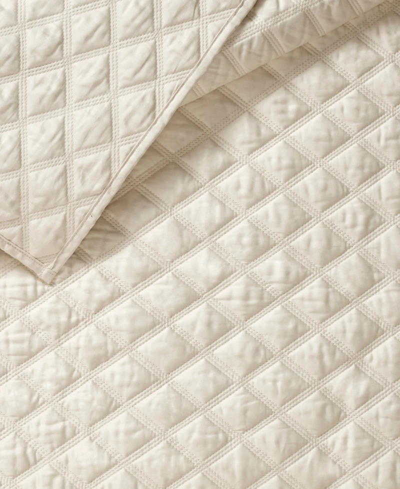 J Queen New York Premier Cotton Sateen 3-Pc. Quilt Set, Full/Queen