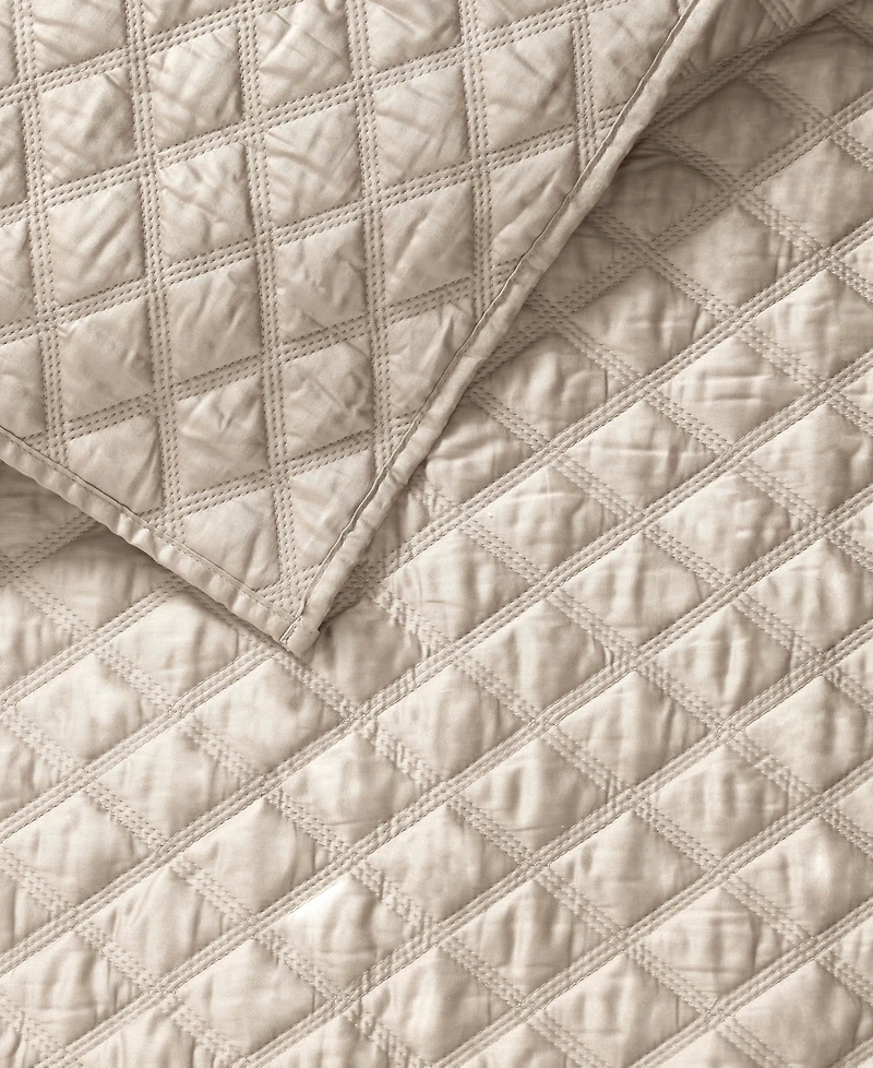 J Queen New York Premier Cotton Sateen 3-Pc. Quilt Set, King/California King