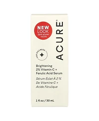 Acure Brightening 2% Vitamin C + Ferulic Acid Serum
