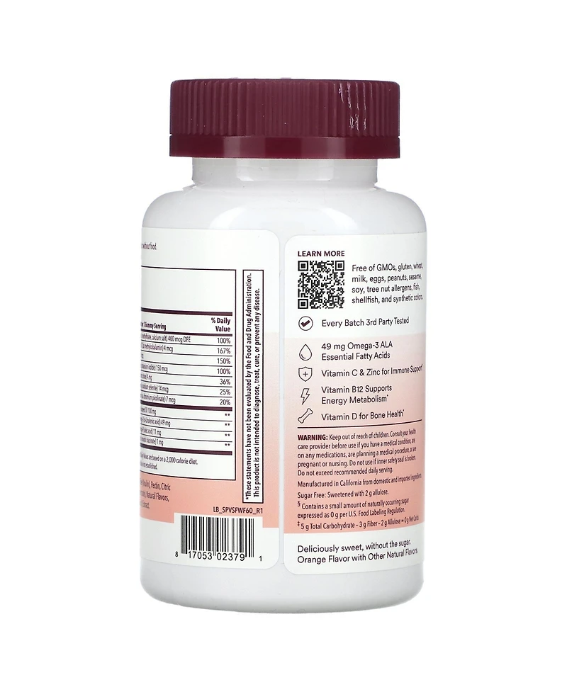 SmartyPants Women's Multi & Omegas Sugar Free Orange