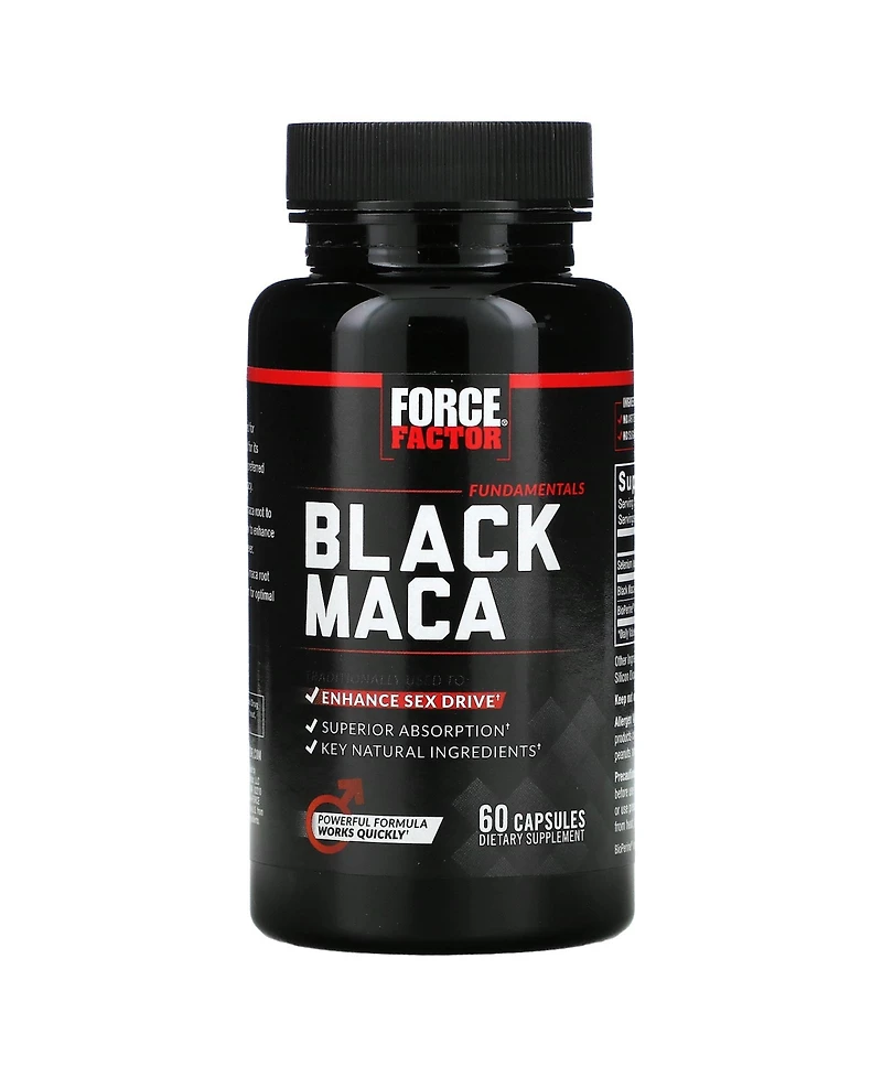 Force Factor Fundamentals Black Maca