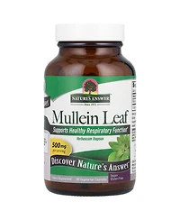 Nature's Answer Mullein Leaf 500 mg - 90 Vegetarian Capsules
