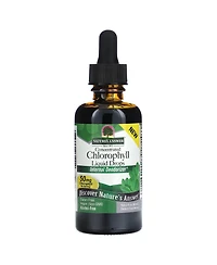 Nature's Answer Alcohol-Free Chlorophyll 50mg 2oz Liquid | Internal Deodorant | Skin and Hair