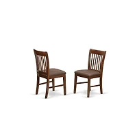 East West Furniture Dining Room Set Mahogany