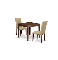 East West Furniture Dining Room Set Mahogany