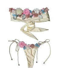 Beach Bunny Swimwear Women's Secret Garden Tie Side Tango Bikini Bottom