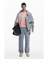 Desigual Men's Mottled denim trousers