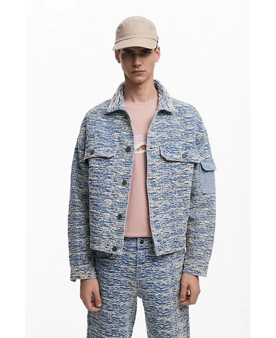 Desigual Men's Mottled denim jacket