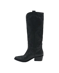 Stivali New York Women's Jolene Leather Cowboy Boots