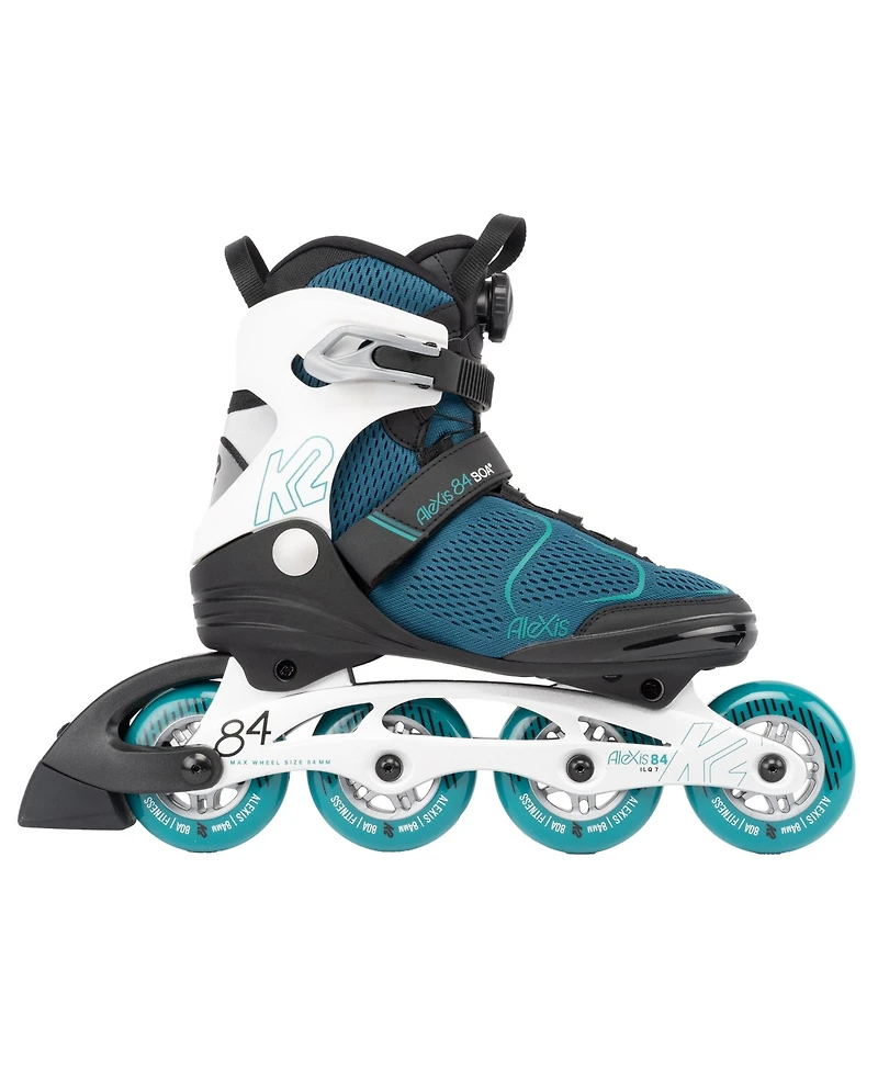 K2 Alexis 84 Boa Teal Womens Inline Skates
