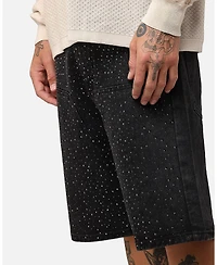 Xxiii Men's Diamond Buckle Back Jorts