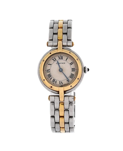 Pre-Owned Cartier Panthere Vendome Quartz Watch in Stainless Steel and Gold 24mm