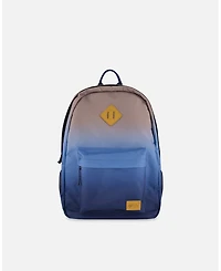 Deux par Deux Boy Kids Backpack Blue and Beige Gradient - Toddler|Child