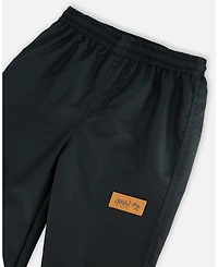 Deux par Deux Kids Unisex Splash Pants Black