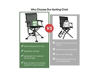 360 Degree Silent Swivel Hunting Chair