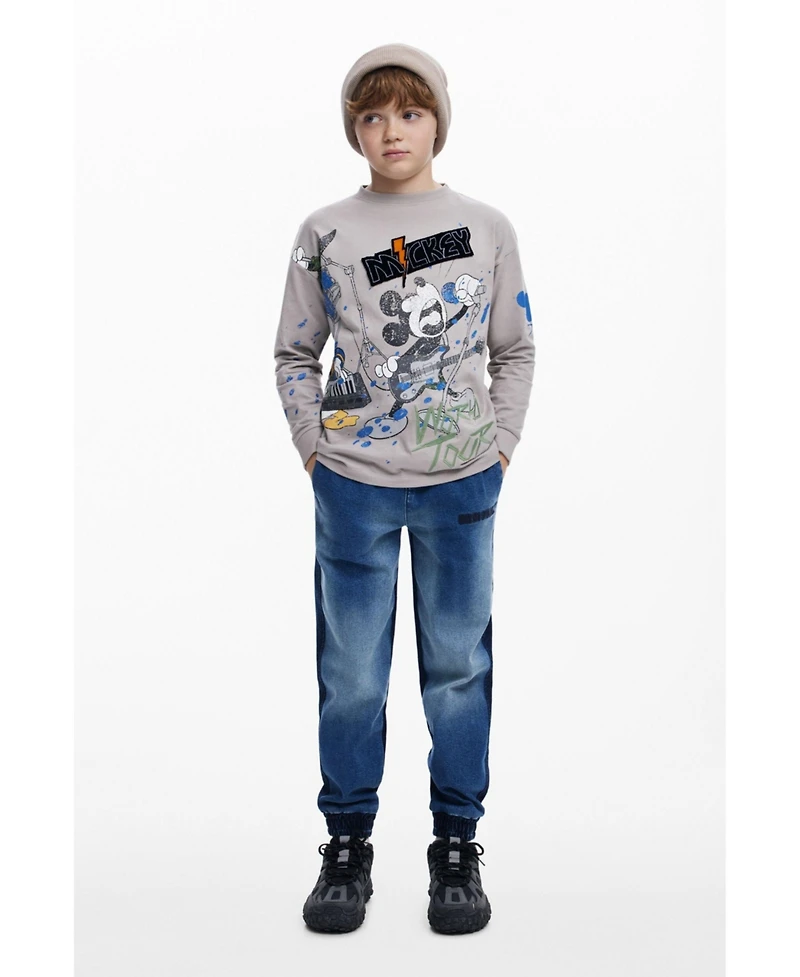 Desigual Boys Boys's Mickey World Tour T-shirt