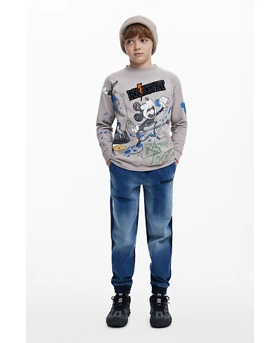 Desigual Boys Boys's Mickey World Tour T-shirt