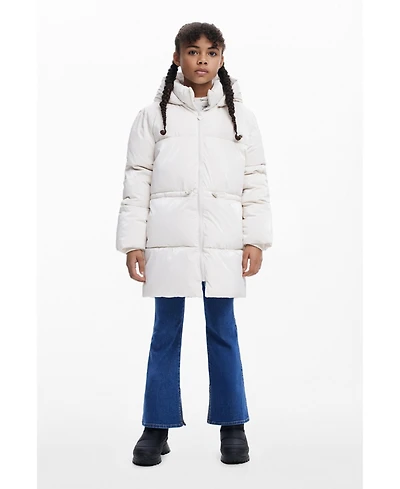 Desigual Girls Girls's Long shiny padded jacket