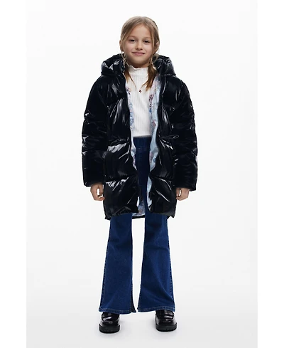 Desigual Girls Girls's Long shiny padded jacket