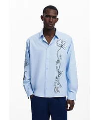 Desigual Men's Long-sleeve shirt with embroidery