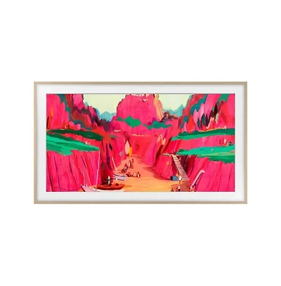 Samsung 65" The Frame Customizable Bezel - Modern Teak - VGSCFF65TKBZA